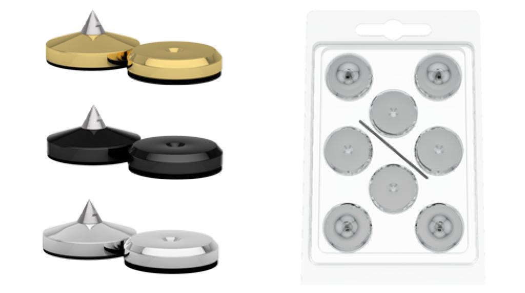 Spike Audio Selection (GoldKabel) Spike &amp;amp; Disc Small 4x Negru