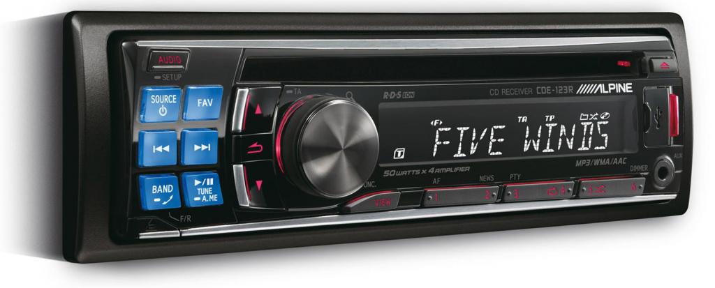 CD Player Auto Alpine CDE-123R