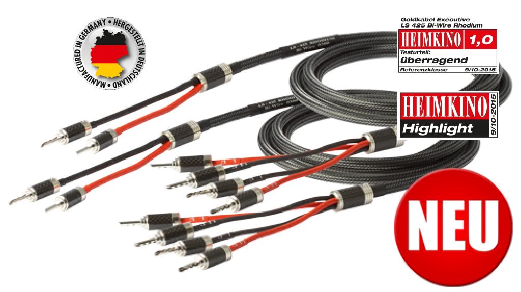 Cablu de Boxe GoldKabel Executive LS 425 Rhodium Bi-Wire 2 x 4.0m