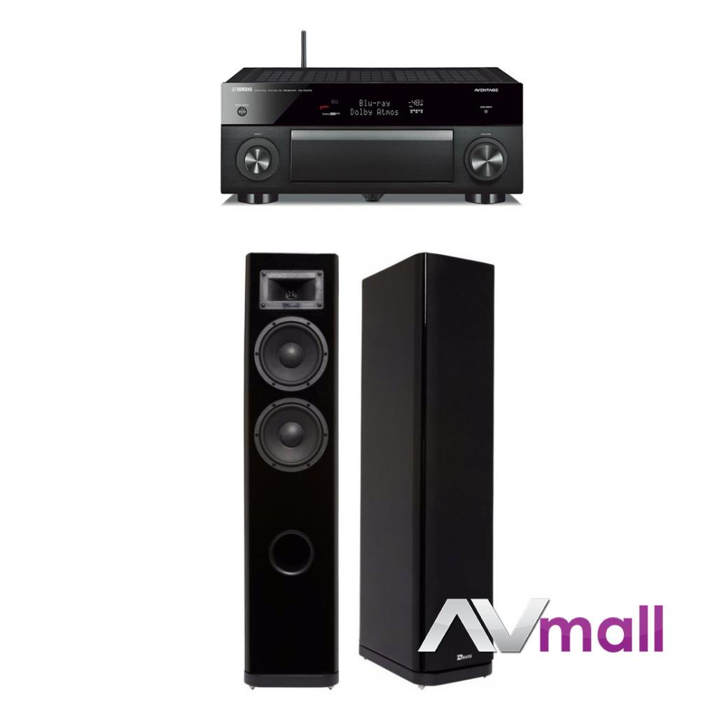 Pachet Receiver AV Yamaha RX-A1070 + Boxe Davis Acoustics Stentaure Serie 30