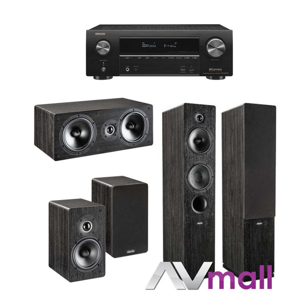 Pachet Receiver AV Denon AVR-X1500H + Pachet Boxe Indiana Line Tesi 561 + Boxe Indiana Line Tesi 241 + Boxa Indiana Line Tesi 761