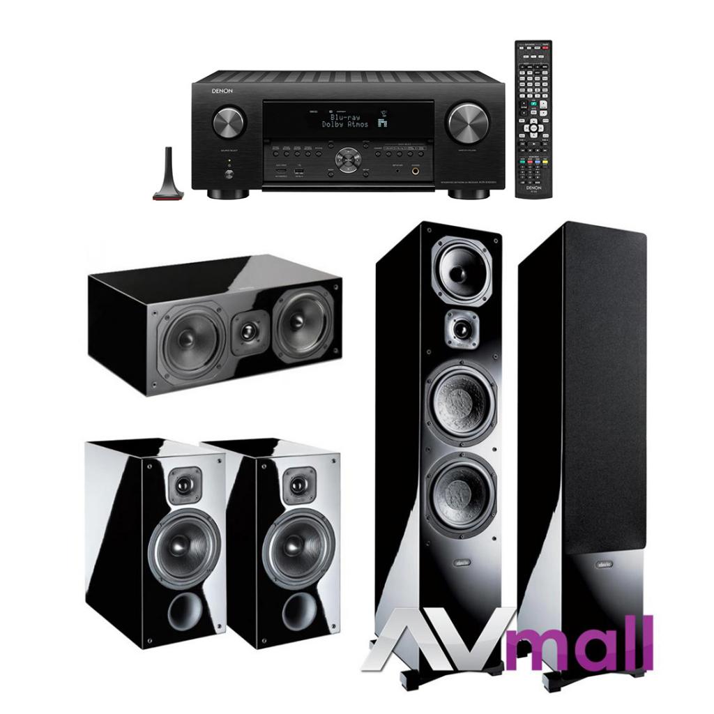 Pachet Receiver AV Denon AVR-X4500H + Pachet Boxe Indiana Line Diva 660 + Boxe Indiana Line Diva 262 + Boxa Indiana Line Diva 752