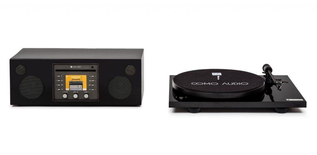 Pachet Pick-Up COMO Audio Turntable BT + Boxa Activa COMO Audio Musica Walnut