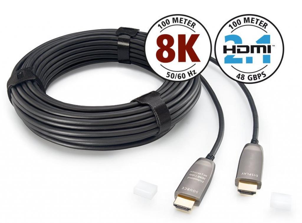 Cablu HDMI - micro HDMI 2.0B LWL Eagle High Speed 70 metri