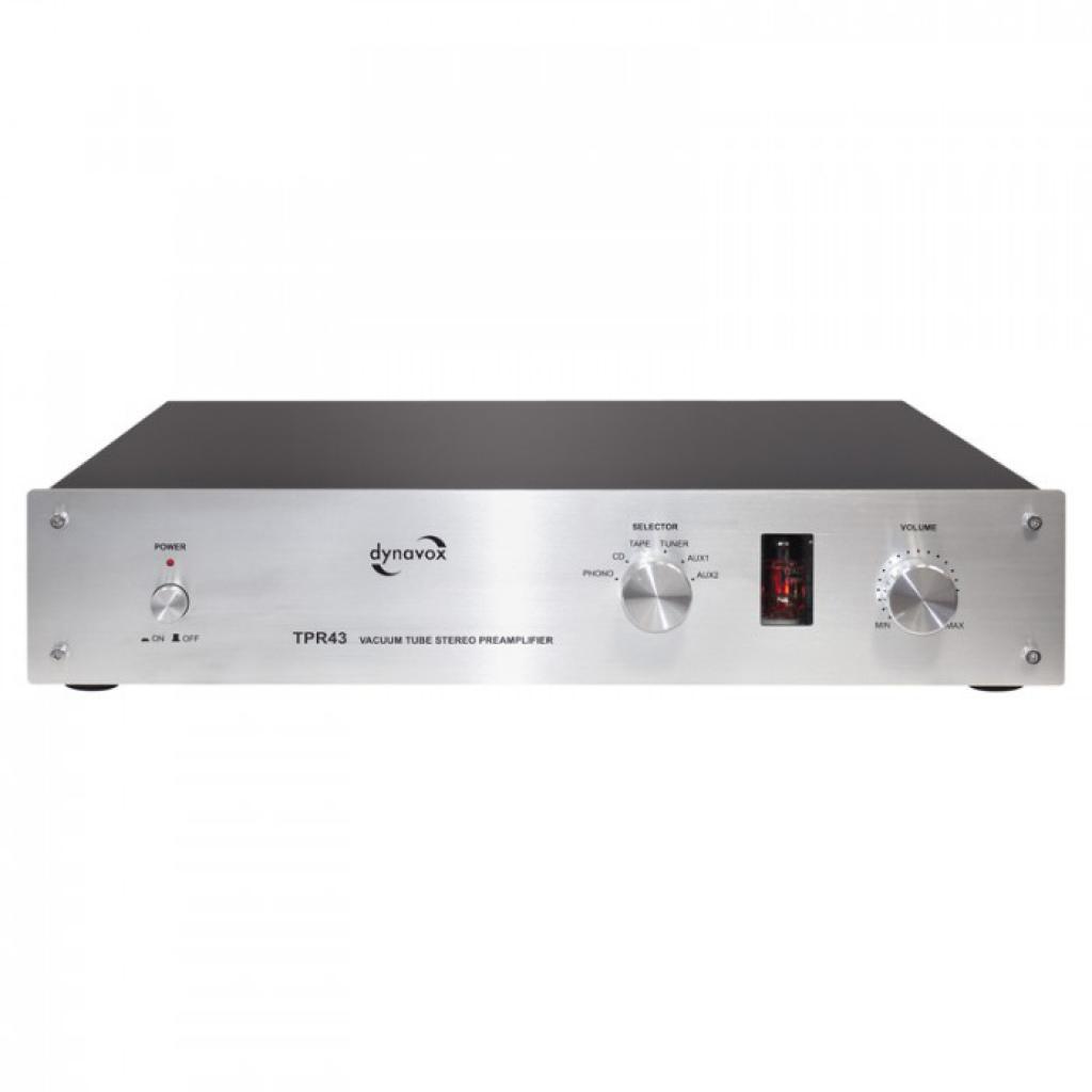 Preamplificator cu Phono MM/MC Dynavox TPR-43 argintiu