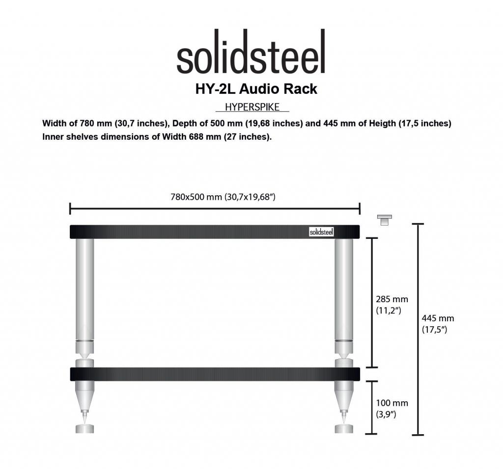 Rack Audio-Video Solidsteel HY-2L