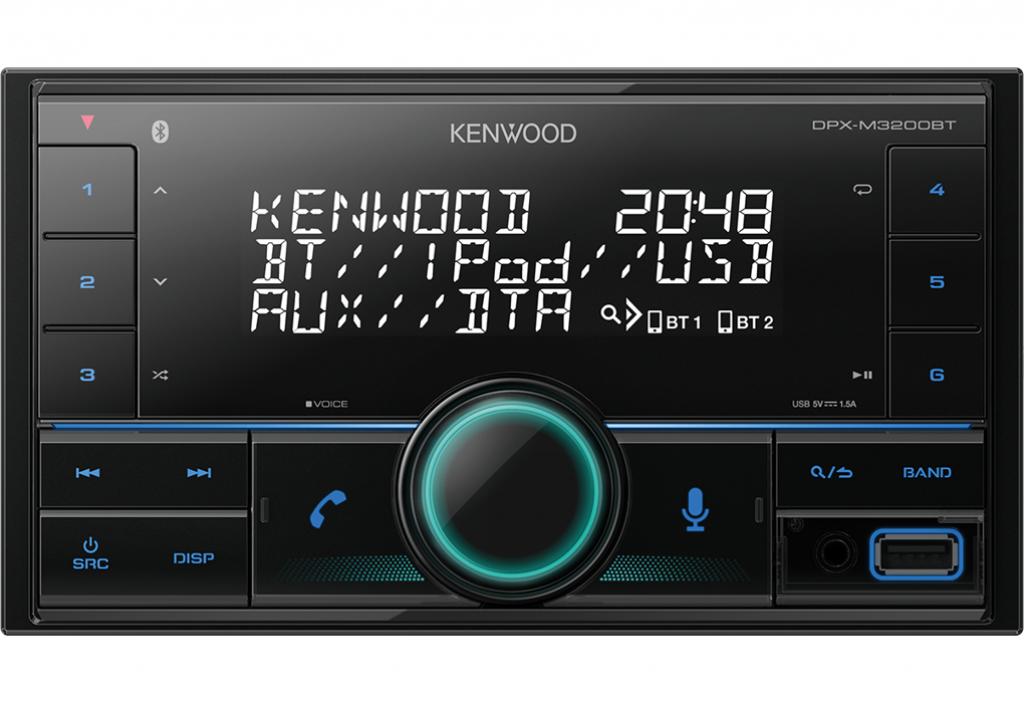 KENWOOD DPX-M3200BT 2DIN RADIO CU USB/BLUETOOTH