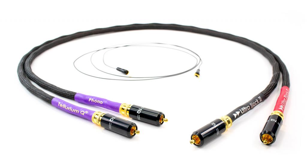 Cablu Phono RCA - RCA Tellurium Q Ultra Black II (1m)