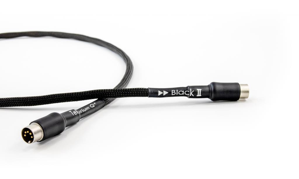 Cablu Interconect 5 PIN DIN Tellurium Q Black II (1m)