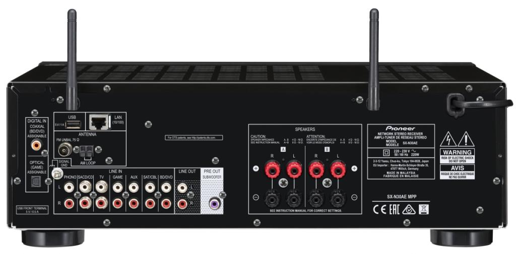 Receiver Stereo Pioneer SX-N30AE Negru