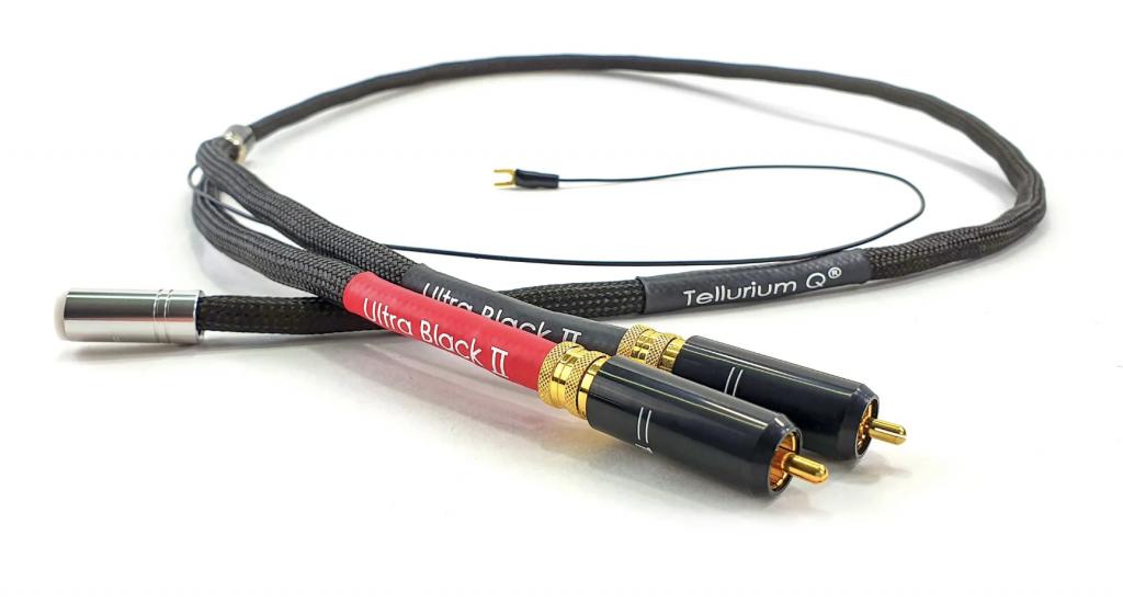 Cablu Phono DIN - RCA Tellurium Q Ultra Black II (1m)