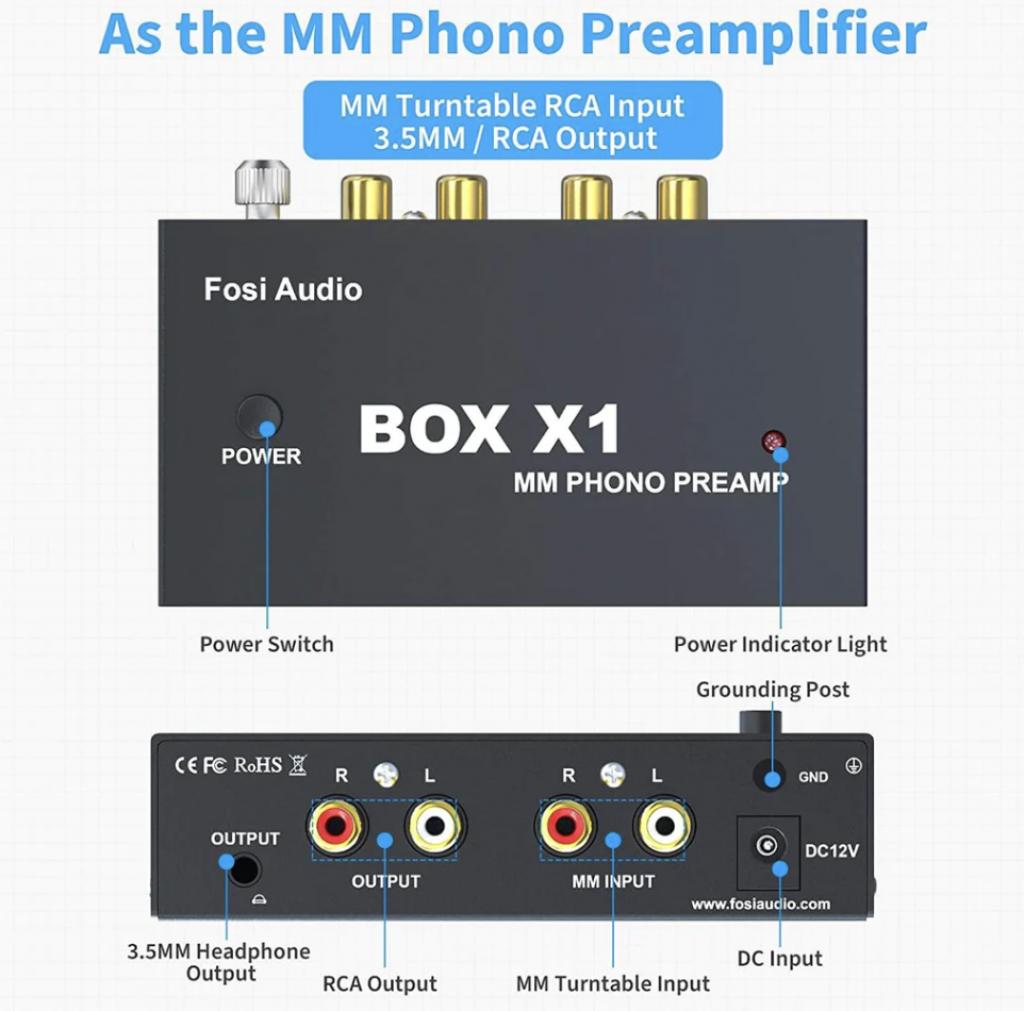 Preamplificator Phono Fosi Audio BOX X1