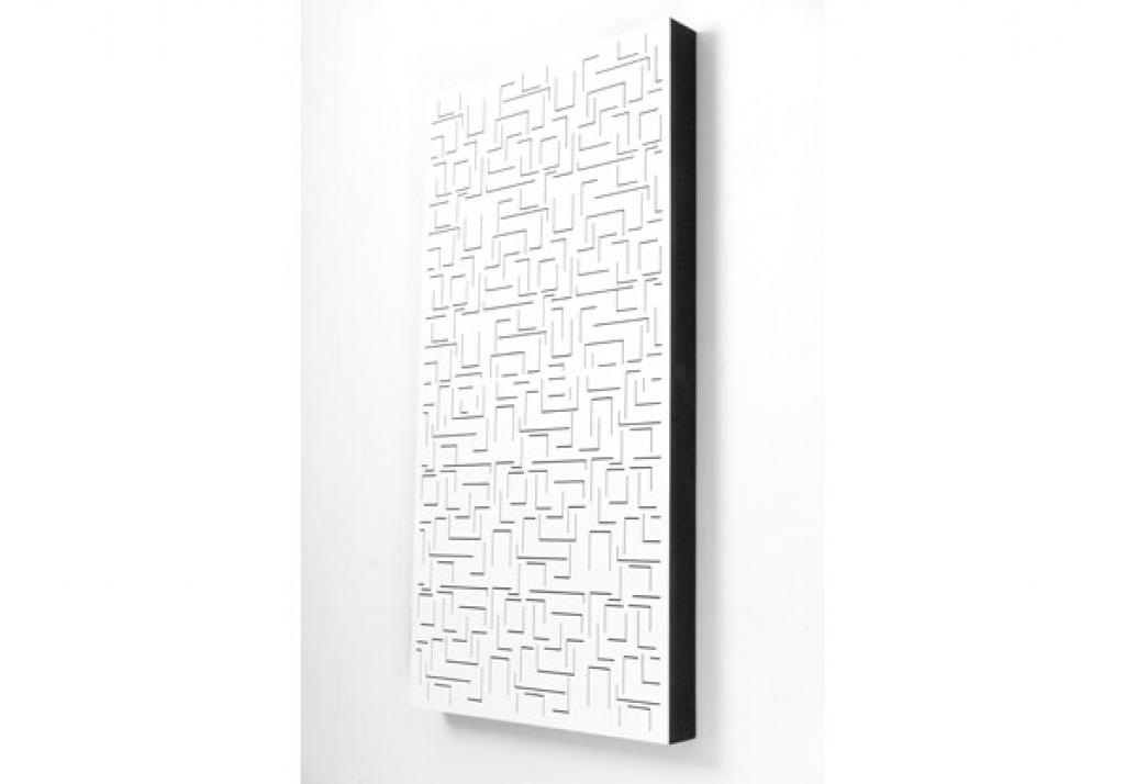 Panou Fonoabsorbant Sonitus Decosorber Double Maze 8 (120x60x8cm) Alb