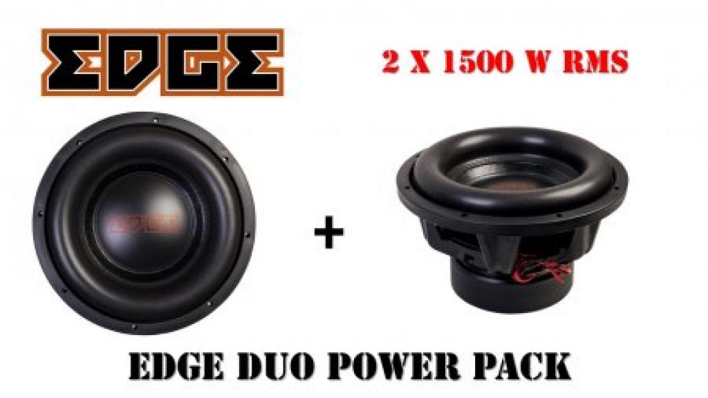 Subwoofer Auto Edge Duo Power Pack