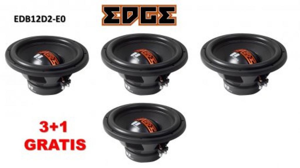 Subwoofer Auto Edge Four Pack