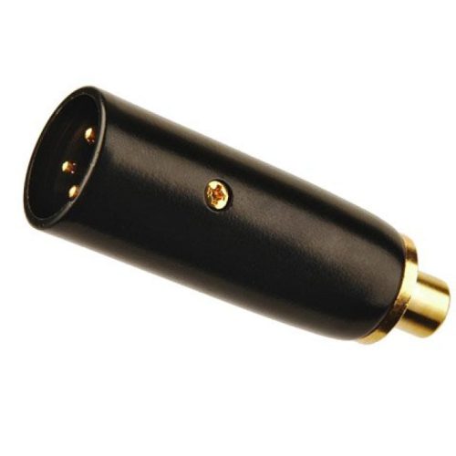 Conector Adaptor XLR-RCA KaCsa Audio MC-930G - imagine 1