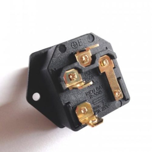 Conector AC IEC KaCsa Audio PC-1250F - imagine 2