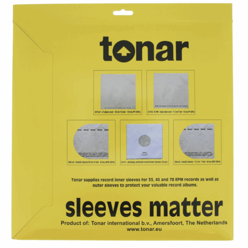 Folie Protectie Tonar 12 inch heavy duty outer sleeves for LP records - imagine 4