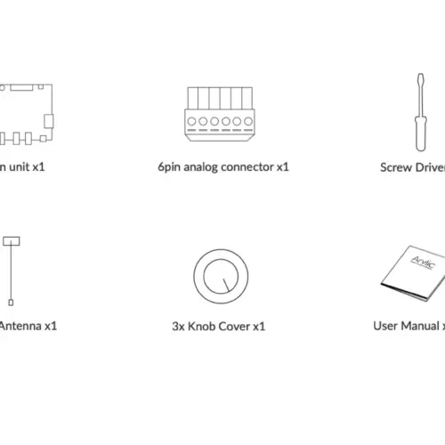 Modul de Amplificare Arylic Up2Stream 2.1 Bluetooth 5.0 - imagine 3