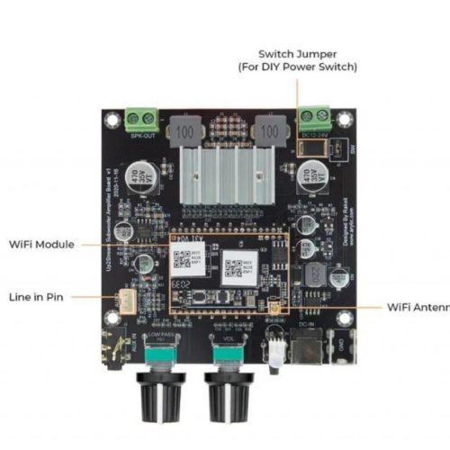 Modul subamplificator Arylic Up2Stream - imagine 2