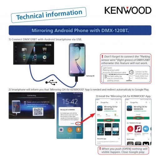 DVD Player Auto Kenwood DMX-120BT - imagine 1