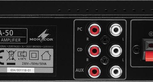 Amplificator Integrat Monacor SA-50 - imagine 2