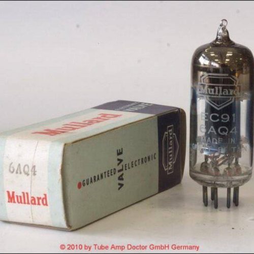 Lampa ( Tub ) Mullard EC91 / 6AQ4 - imagine 1