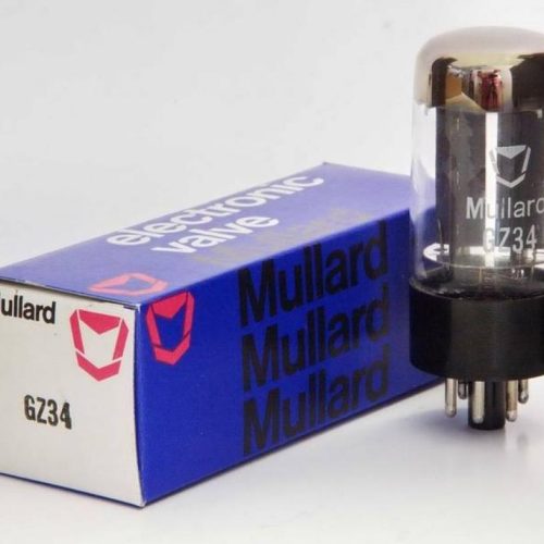 Lampa ( Tub )GZ34 (5AR4) Mullard f32 NOS - imagine 1