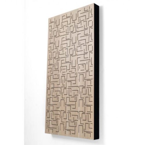 Panou Fonoabsorbant Sonitus Decosorber Double Maze 8 (120x60x8cm) Oak - imagine 1