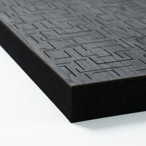 Panou Fonoabsorbant Sonitus Decosorber Double Maze 8 (120x60x8cm) Negru - imagine 2