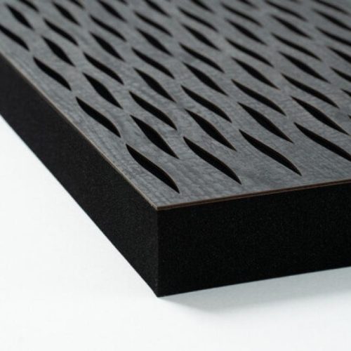 Panou Fonoabsorbant Sonitus Decosorber Double Eva 8 (120x60x8cm) Negru Wood - imagine 2