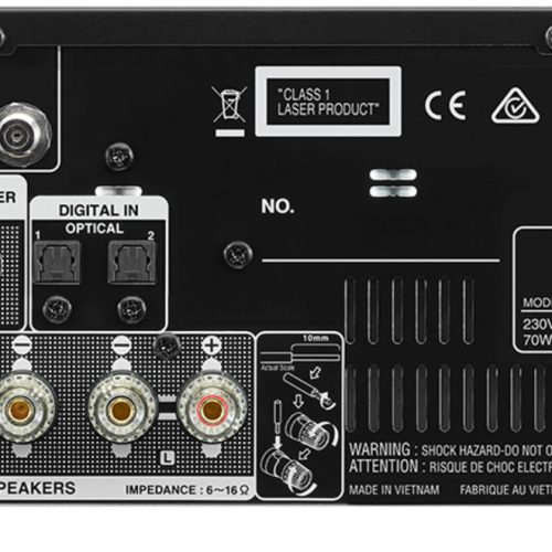 Micro Sistem Stereo Denon RCD-M41 DAB + Negru - imagine 3