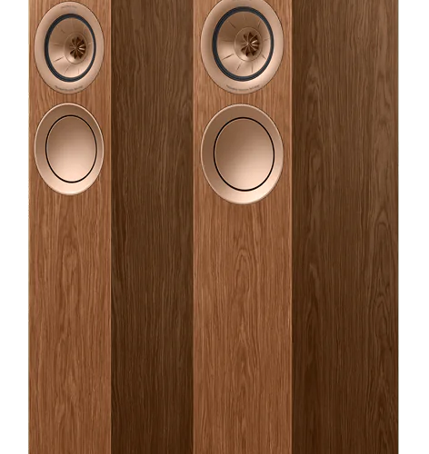 Boxe KEF R5 Meta Walnut - imagine 1