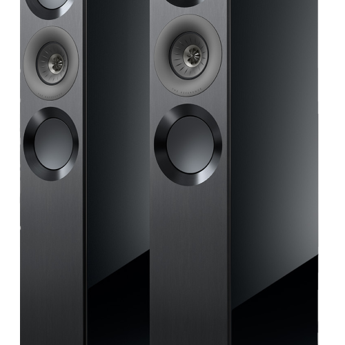 Boxe KEF Reference 3 Meta High Gloss Black/ Grey - imagine 1