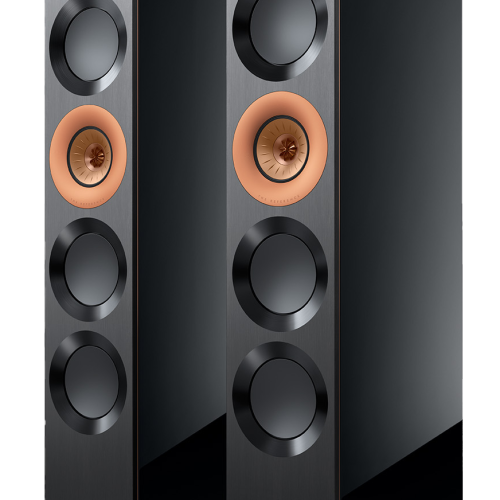 Boxe KEF Reference 5 Meta High Gloss Black/ Copper - imagine 1