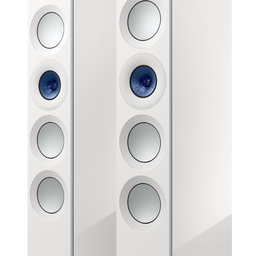 Boxe KEF Reference 5 Meta High Gloss White/ Blue - imagine 1