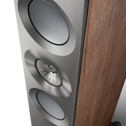 Boxe KEF Reference 3 Meta Satin Walnut/ Silver - imagine 3