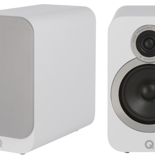 Boxe Q Acoustics 3020i Arctic White - imagine 1