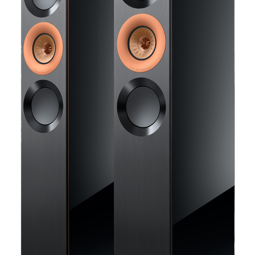 Boxe KEF Reference 3 Meta High Gloss Black/ Copper - imagine 1