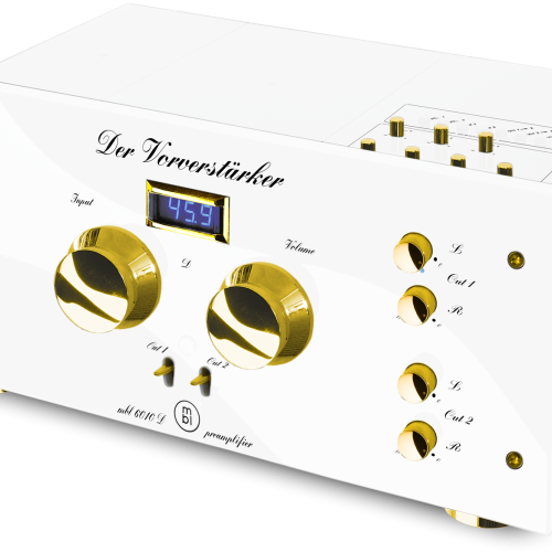 Preamplificator Stereo MBL 6010 D White/Gold - imagine 1