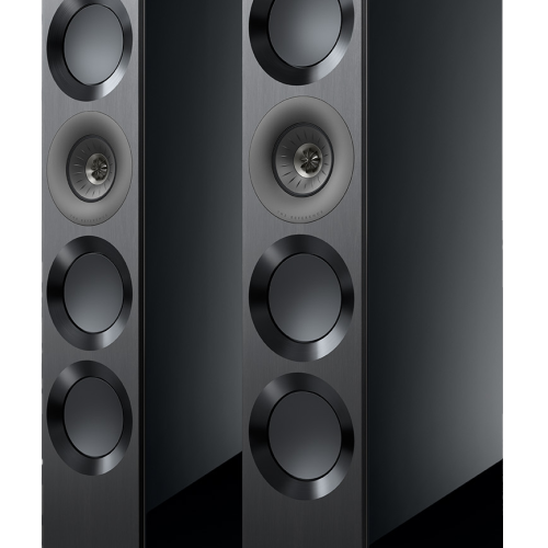 Boxe KEF Reference 5 Meta High Gloss Black/ Grey - imagine 1