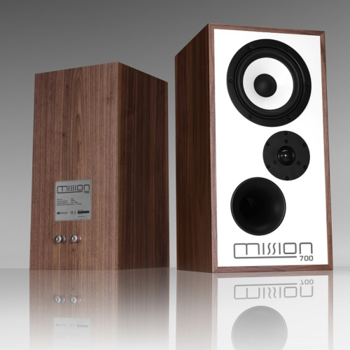 Boxe Mission 700 cu stand Walnut Pearl - imagine 2