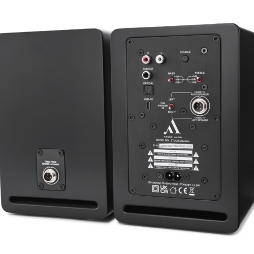 Boxe Active Argon Audio STUDIE 3 Negru - imagine 3