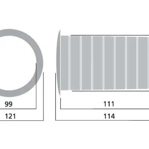 Port Bass-Reflex Monacor MBR-100 - imagine 3