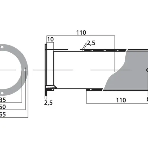 Port Bass-Reflex Monacor MBR-35 - imagine 3