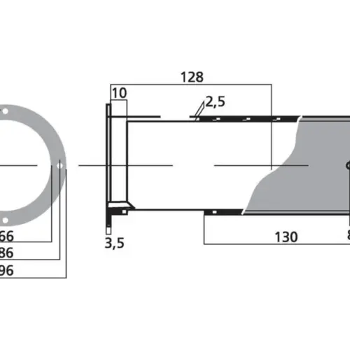 Port Bass-Reflex Monacor MBR-70 - imagine 3