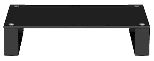 Rack AV Blok Stax 2G 120 Black Glass / High Gloss Black - imagine 1