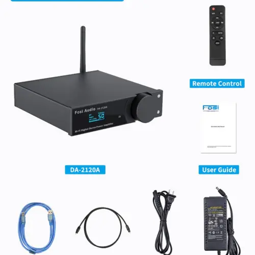 Amplificator Integrat Fosi Audio DA2120A Bluetooth - imagine 4