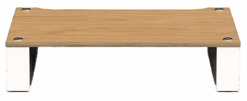 Rack AV Blok Stax 2G 120 Natural Ash Plywood / Satin White