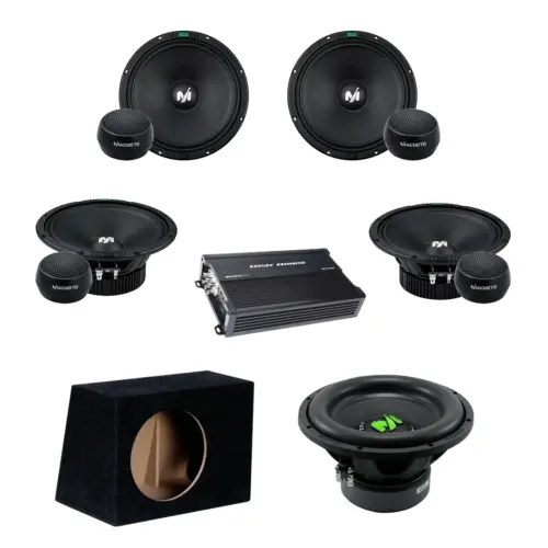 Pachete Boxe Auto Deaf Bounce MT 15 NEO + MM-60L + MF 12R D4 + MFA 5.1000